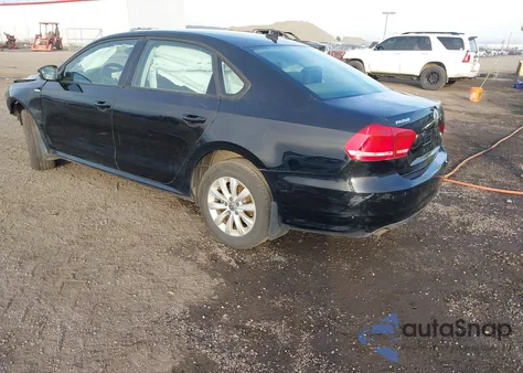 2014 Volkswagen Passat 2.5L Wolfsburg Edition из США, поврежденный, VIN 1VWAP7A39EC022860